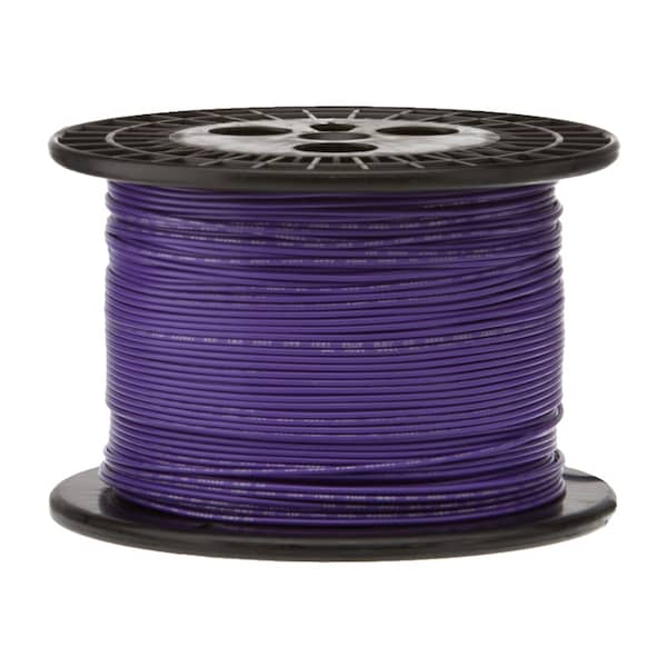 12 AWG Gauge SXL Automotive Stranded Hook Up Wire, 1000FT Length, Violet, 0.161" Diameter, 60 Volts